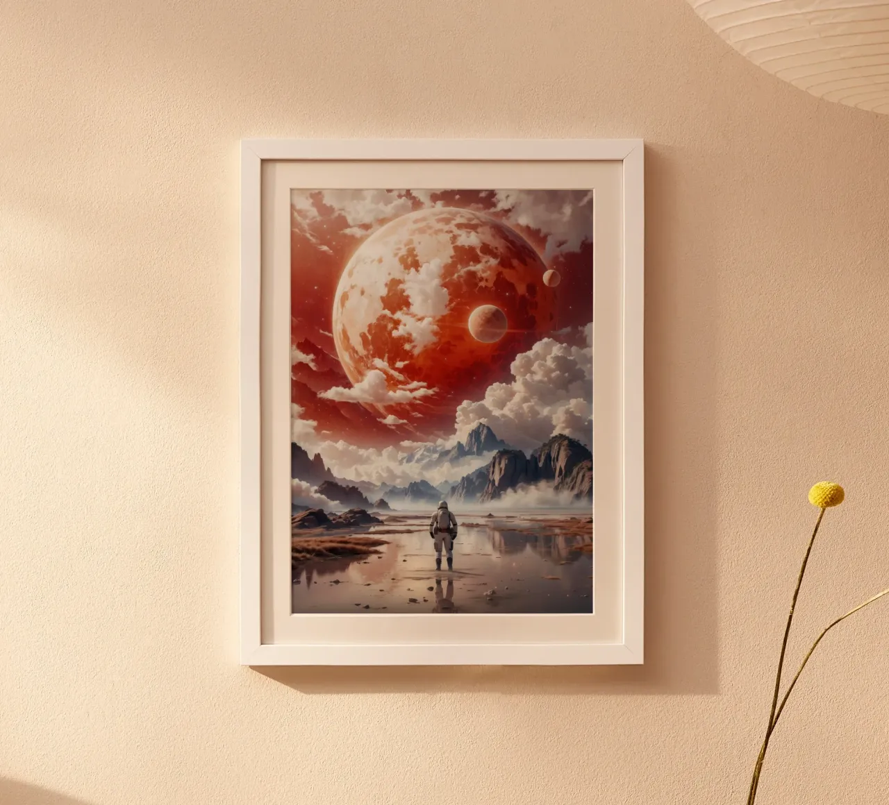Red Planet Astronaut hahnemühle by Lootprint