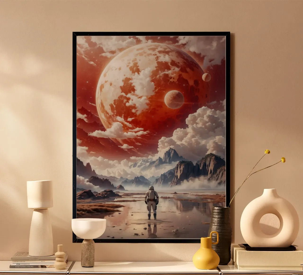 Red Planet Astronaut hahnemühle by Lootprint