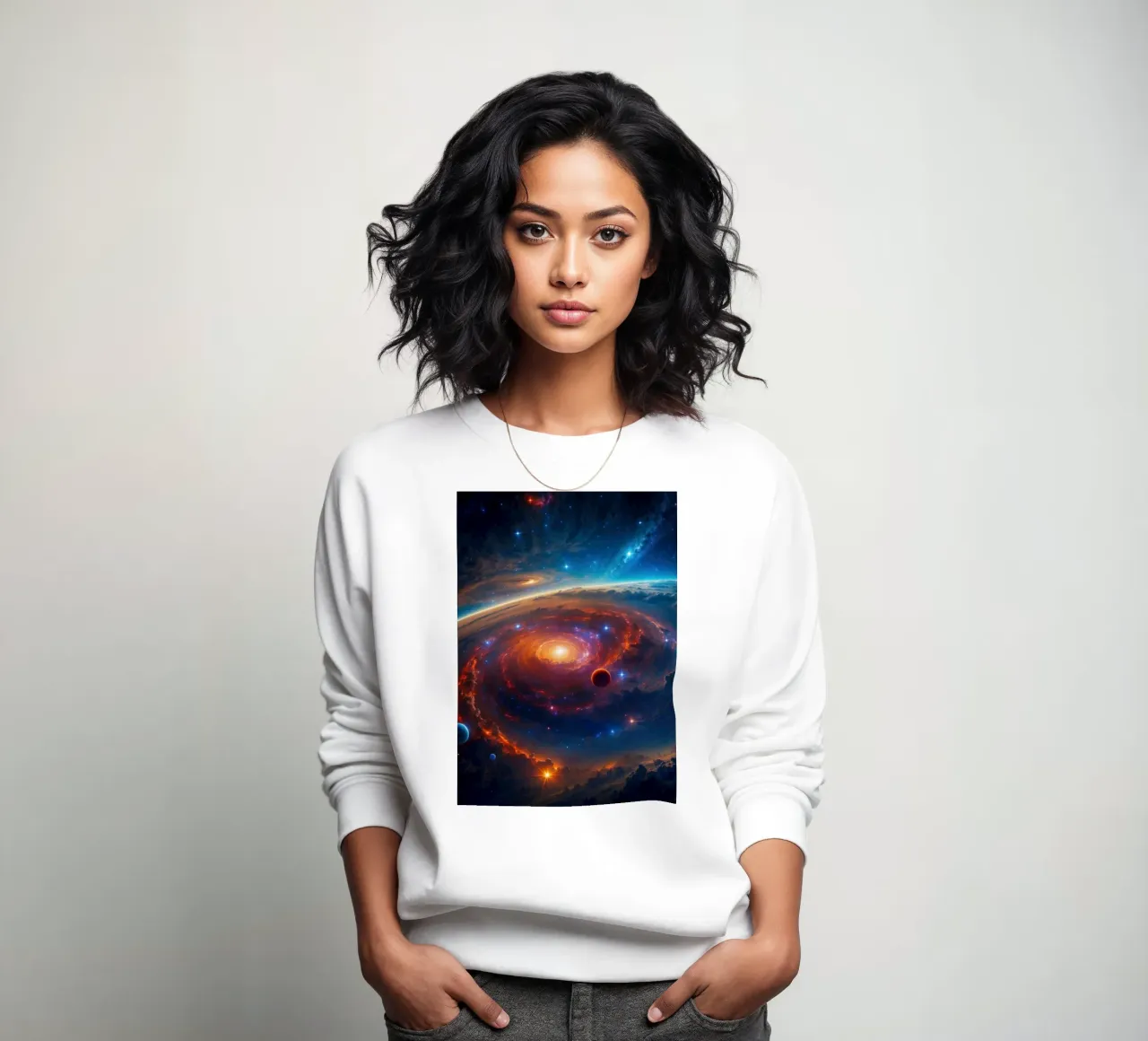 Space Nebula Galaxy felpa da Lootprint