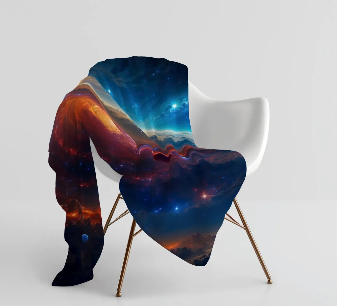 Space Nebula Galaxy coperta in pile da Lootprint