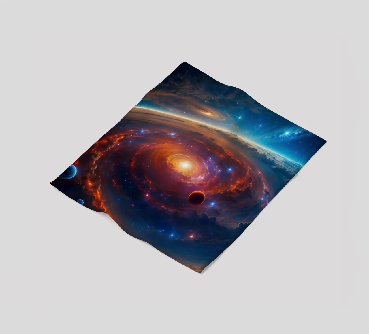 Space Nebula Galaxy coperta in pile da Lootprint