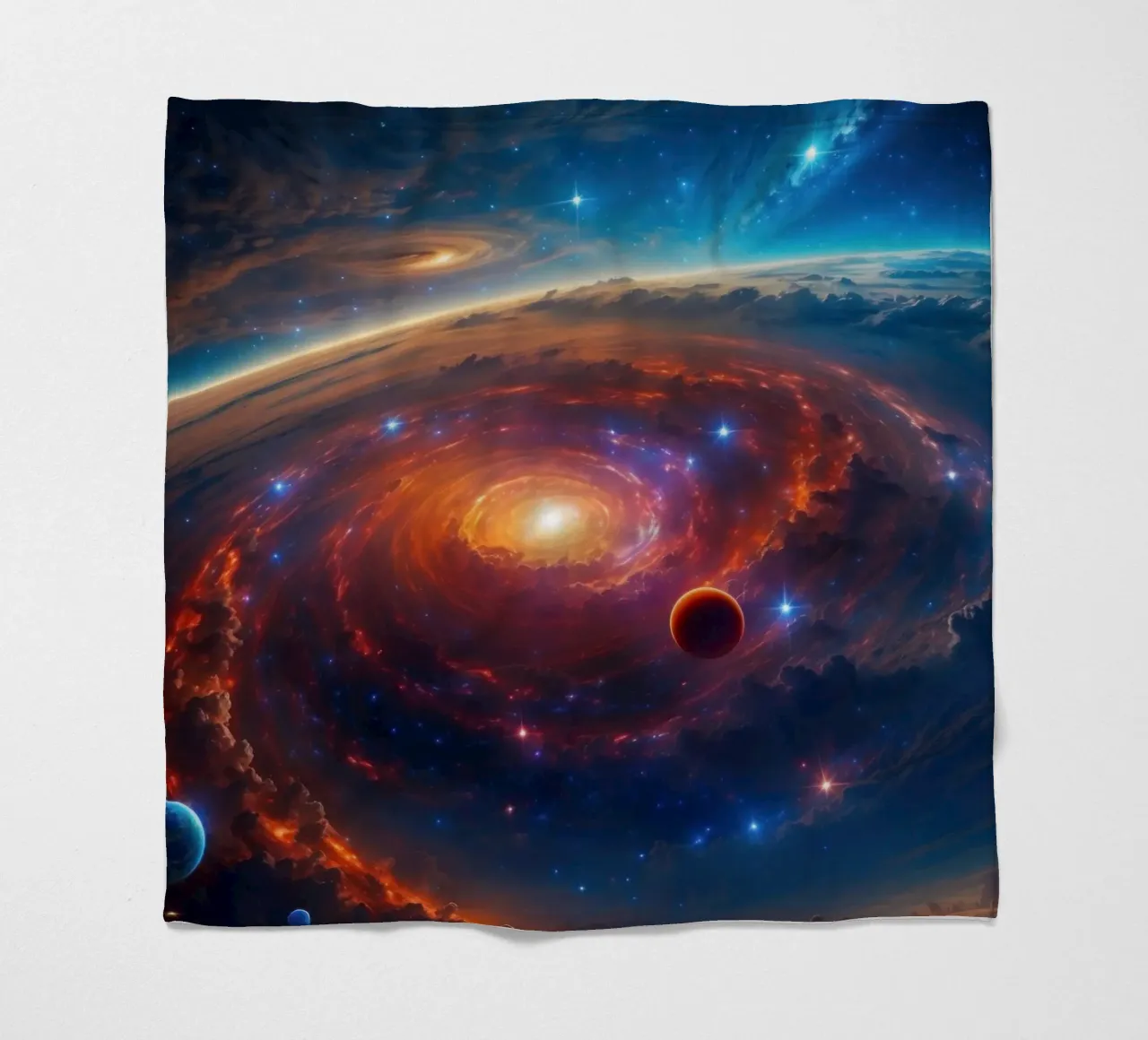 Space Nebula Galaxy coperta in pile da Lootprint
