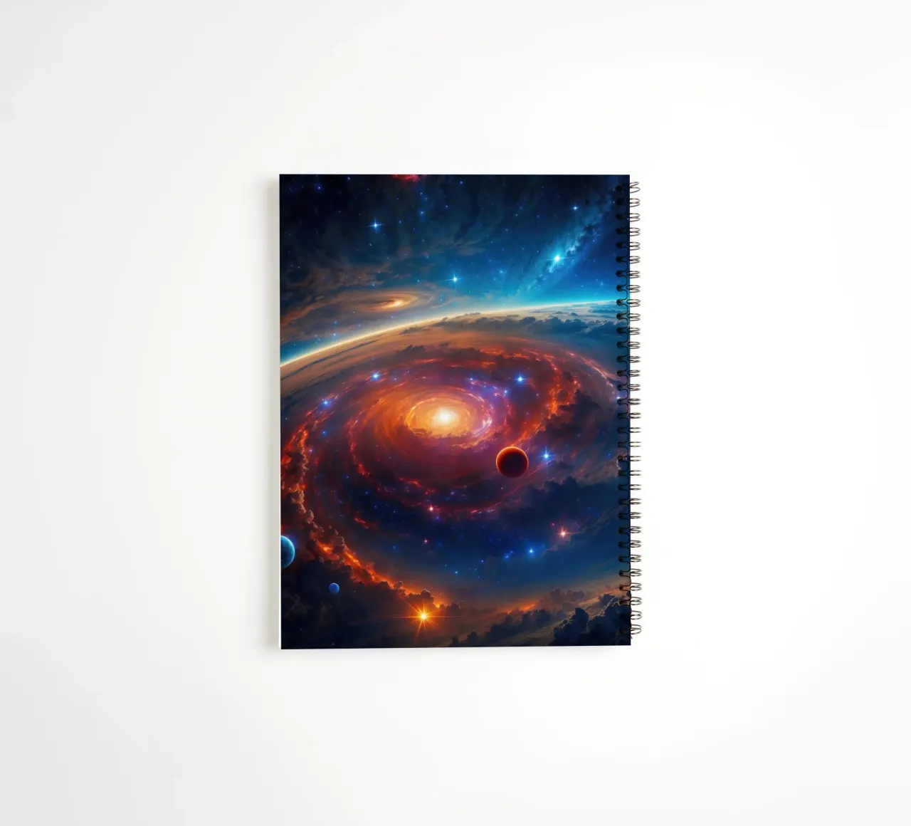 Space Nebula Galaxy spiral notebook by Lootprint
