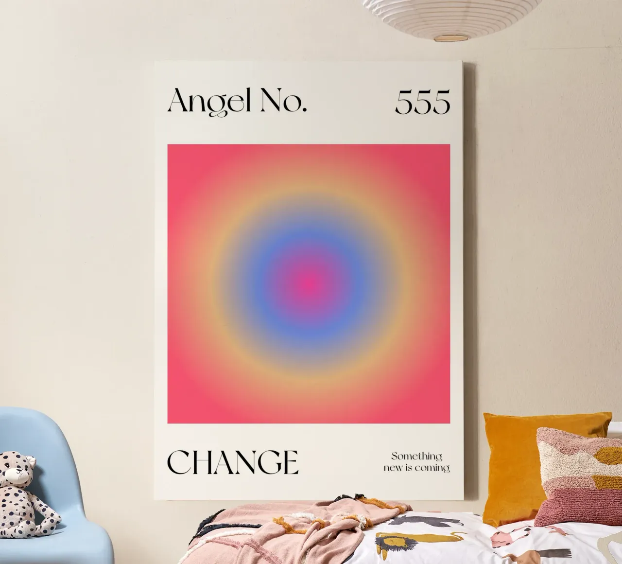Angelo no 555: Cambiare l'aura tela con Cornice a cassetta da Paigaam Studio