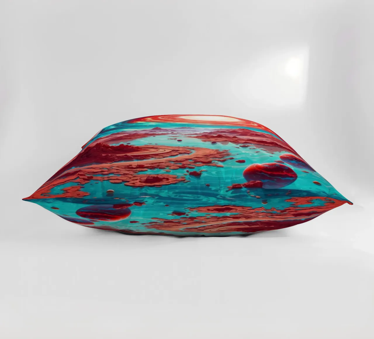 Neon Alien World cuscino da Lootprint