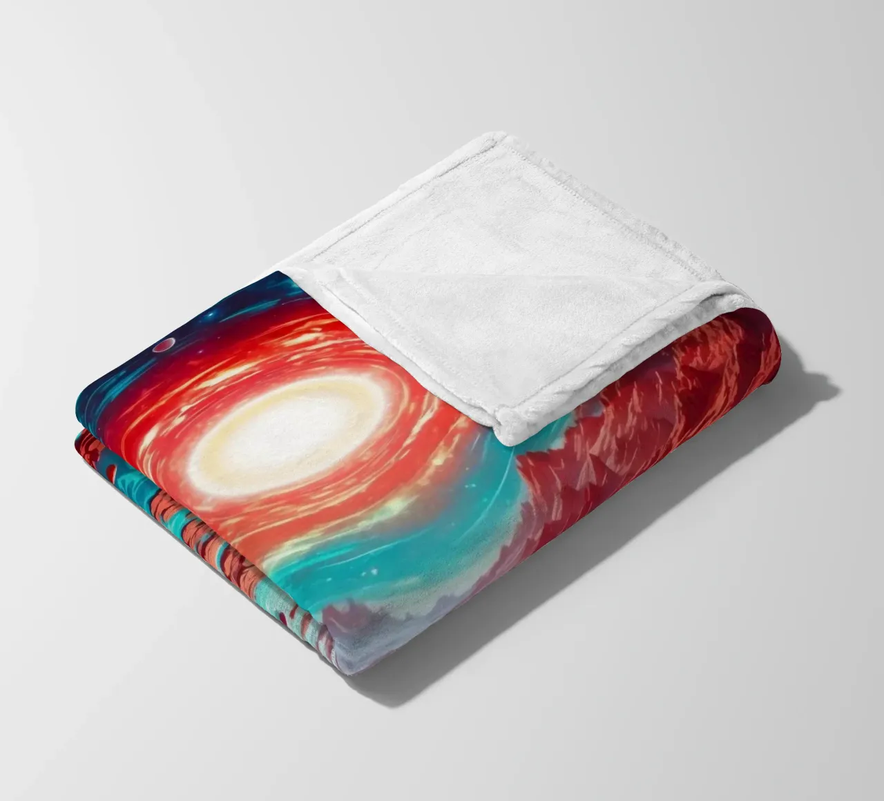 Neon Alien World coperta in pile da Lootprint