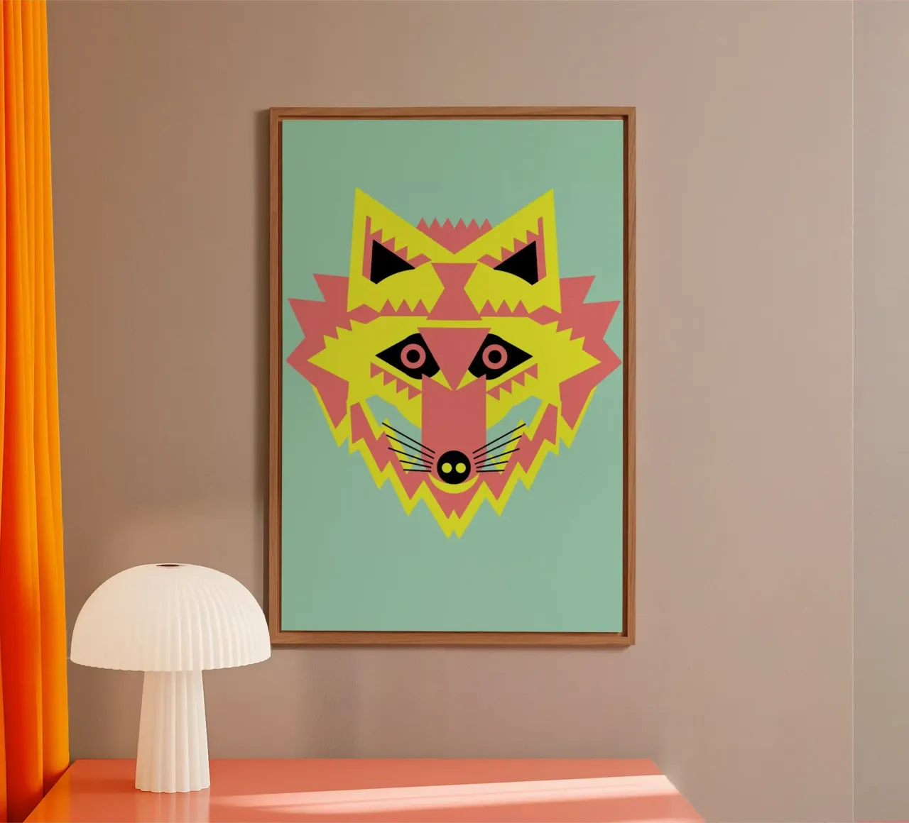 Fab Mr Fox alluminio dibond da Gareth Pollock Design