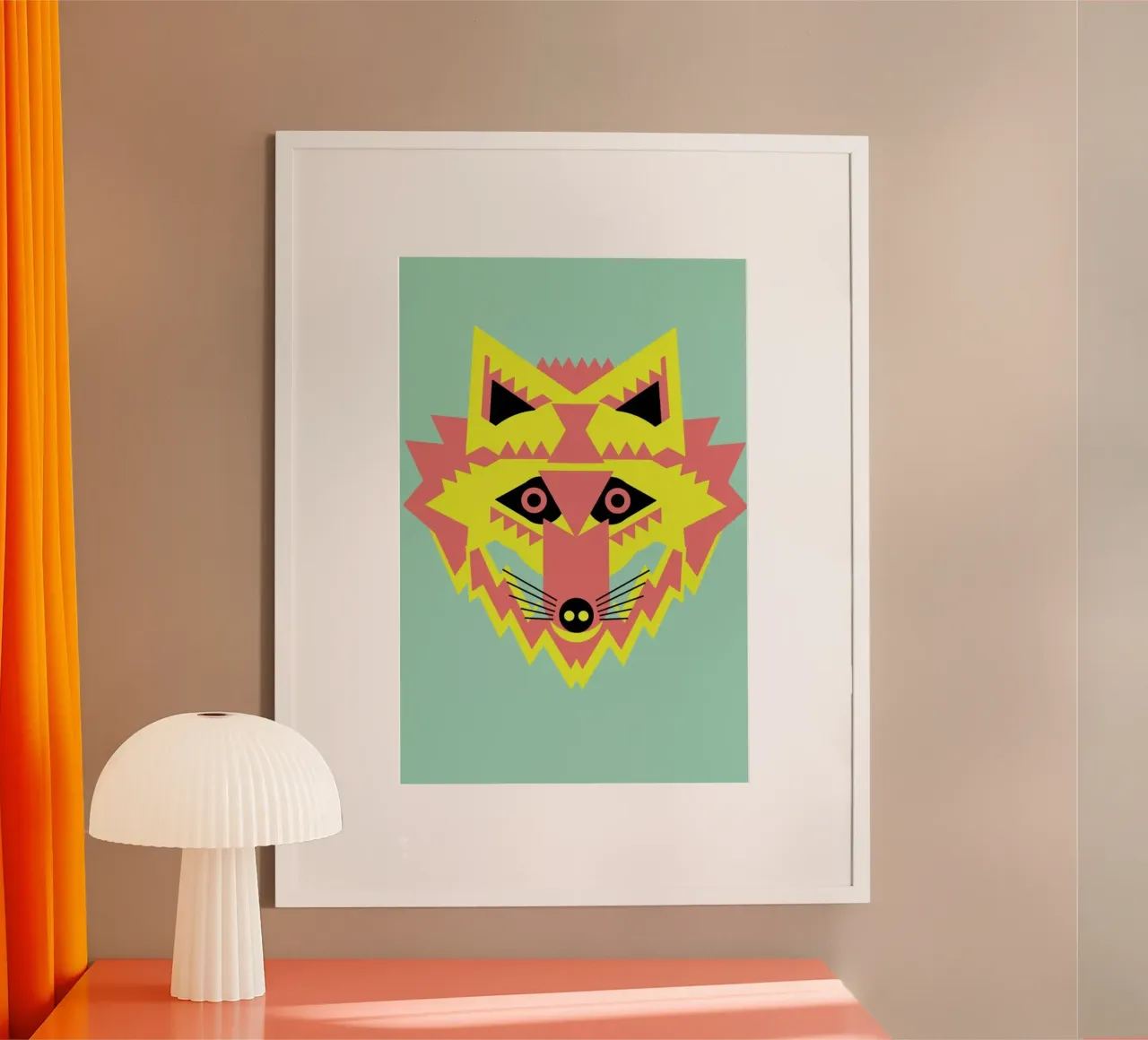 Fab Mr Fox poster da Gareth Pollock Design