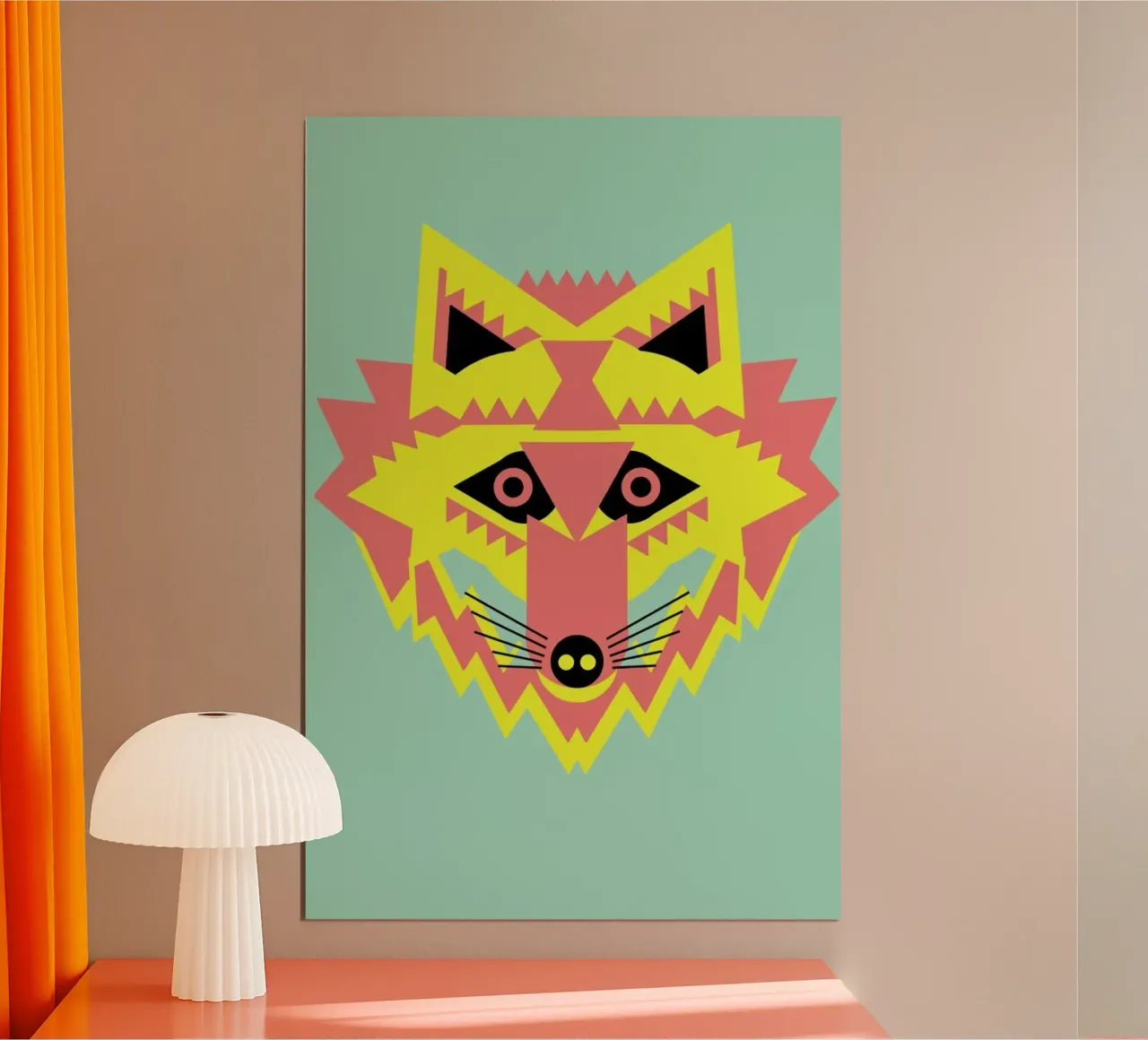 Fab Mr Fox poster da Gareth Pollock Design