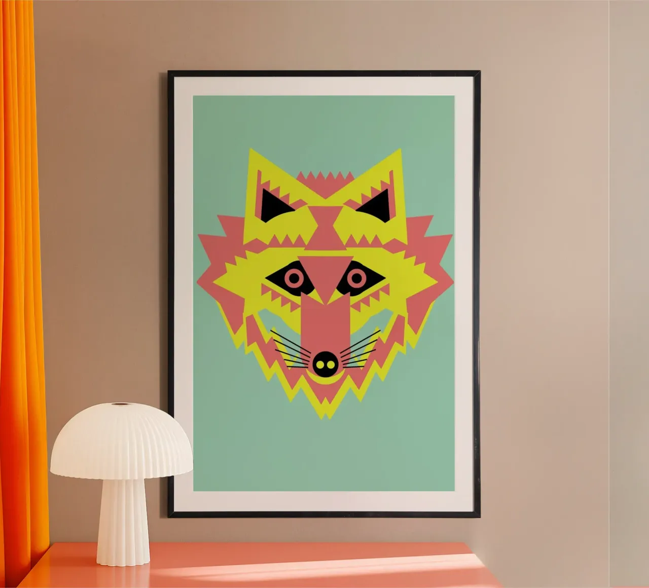 Fab Mr Fox poster da Gareth Pollock Design