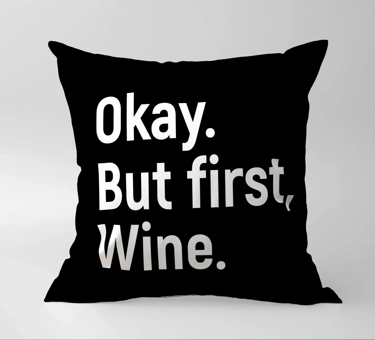 okay. But first, wine. cuscino da happieeagle