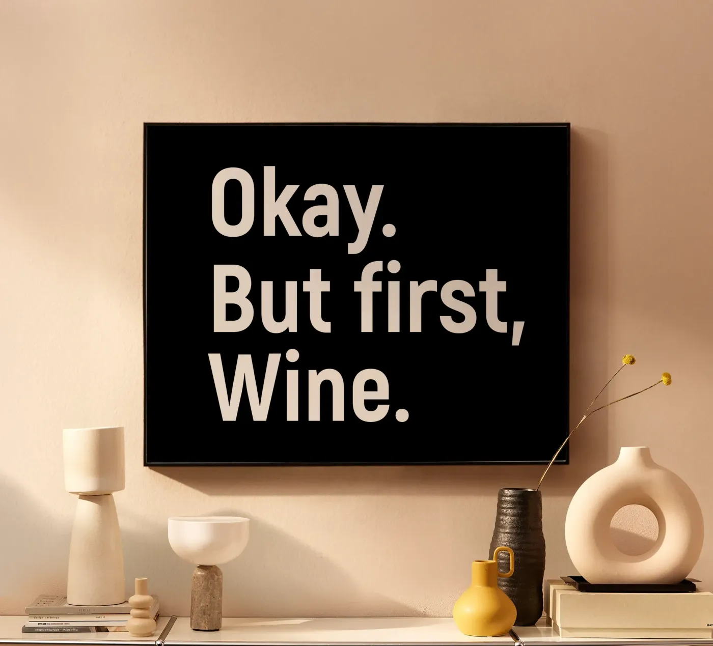 okay. But first, wine. plexiglass da happieeagle