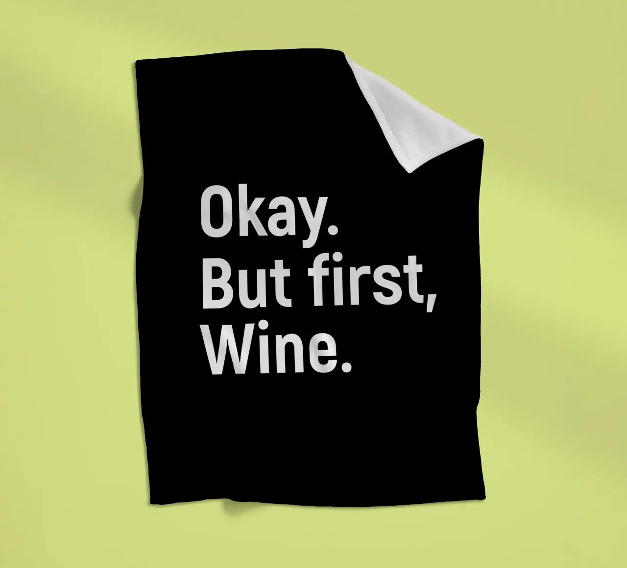 okay. But first, wine. coperta in pile da happieeagle