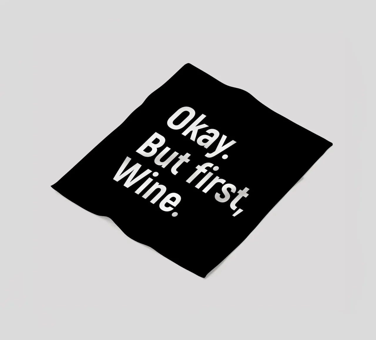 okay. But first, wine. coperta in pile da happieeagle