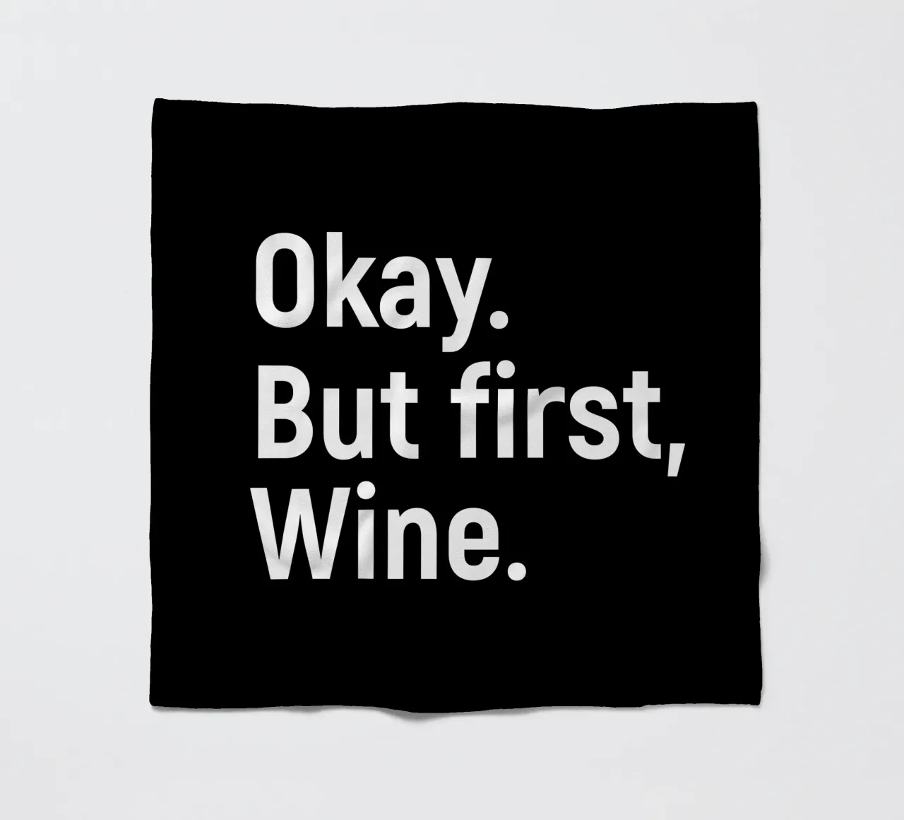 okay. But first, wine. coperta in pile da happieeagle