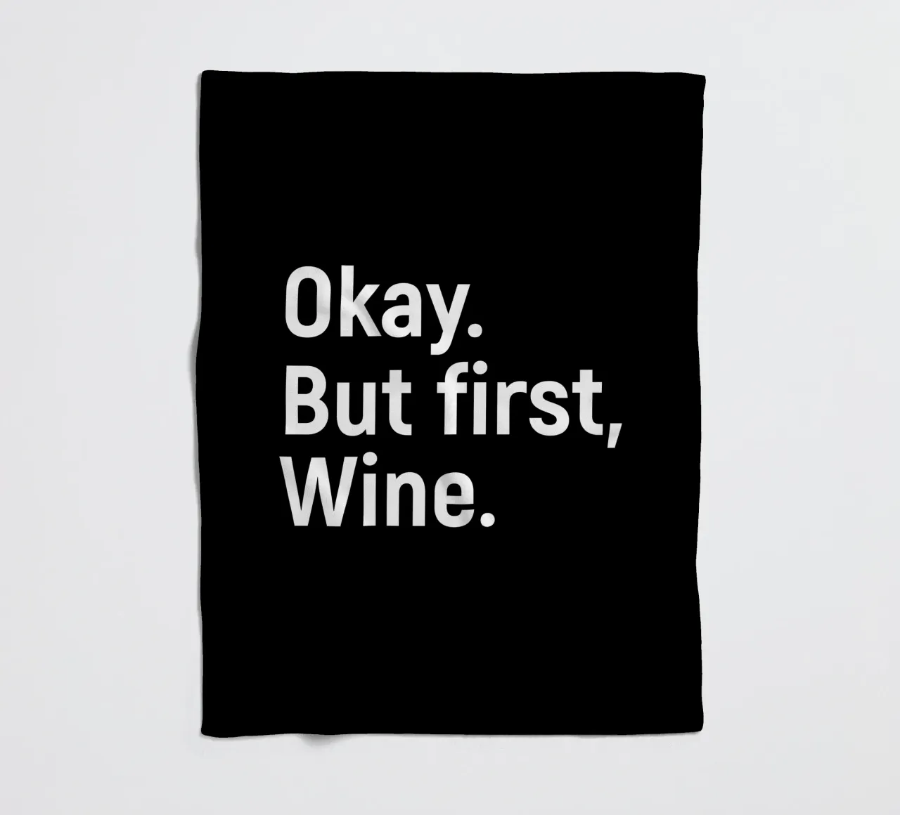 okay. But first, wine. coperta in pile da happieeagle