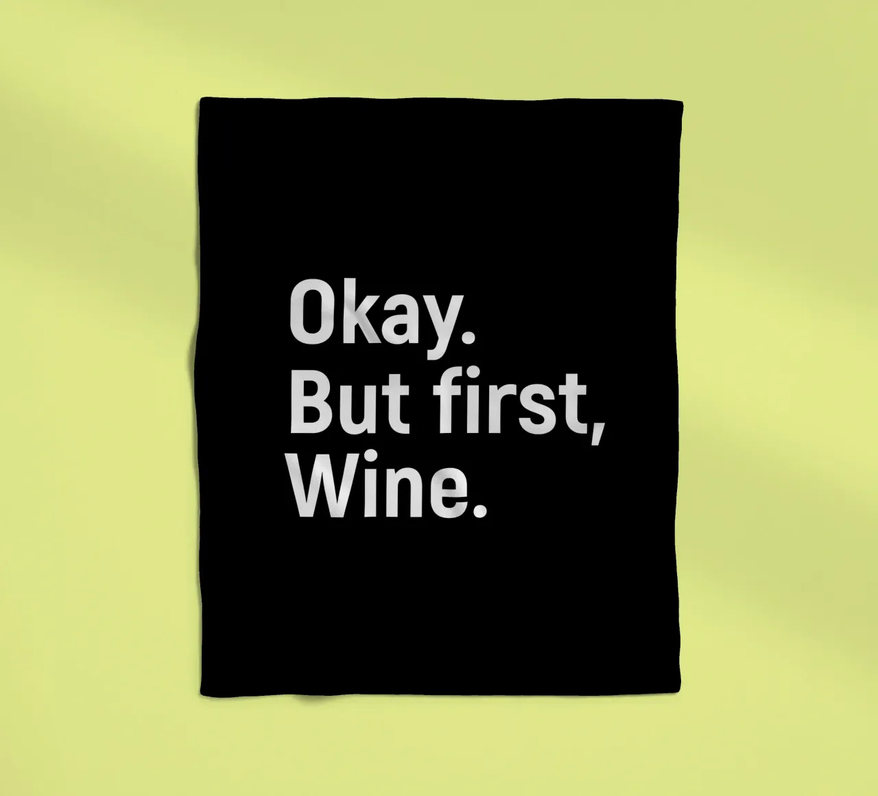 okay. But first, wine. coperta in pile da happieeagle