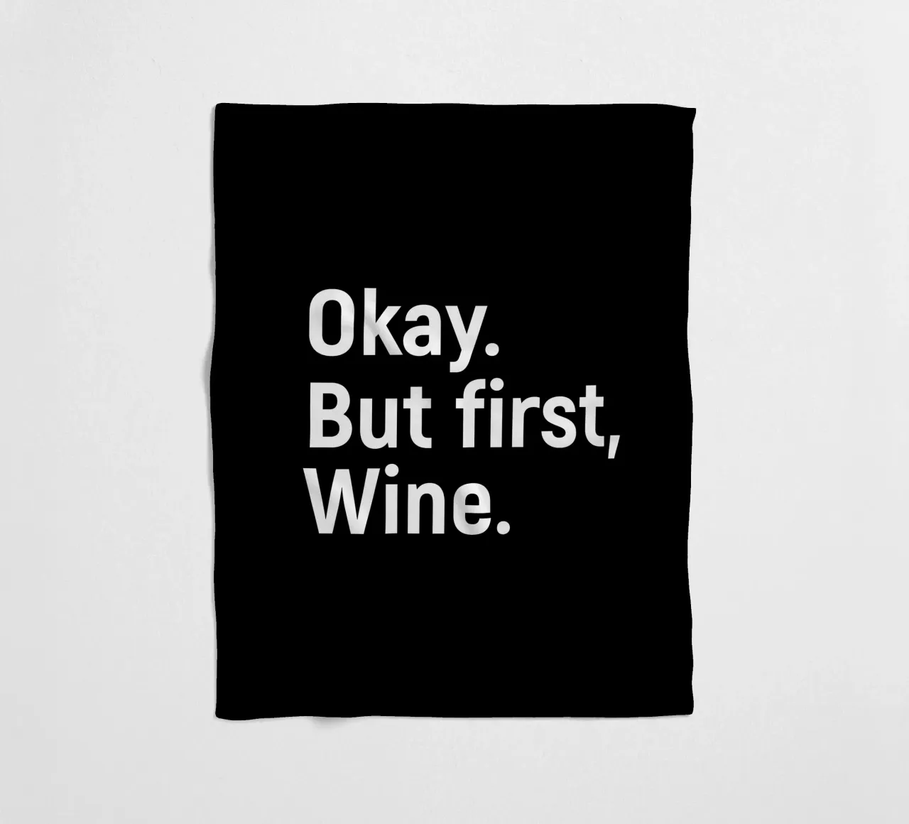 okay. But first, wine. coperta in pile da happieeagle