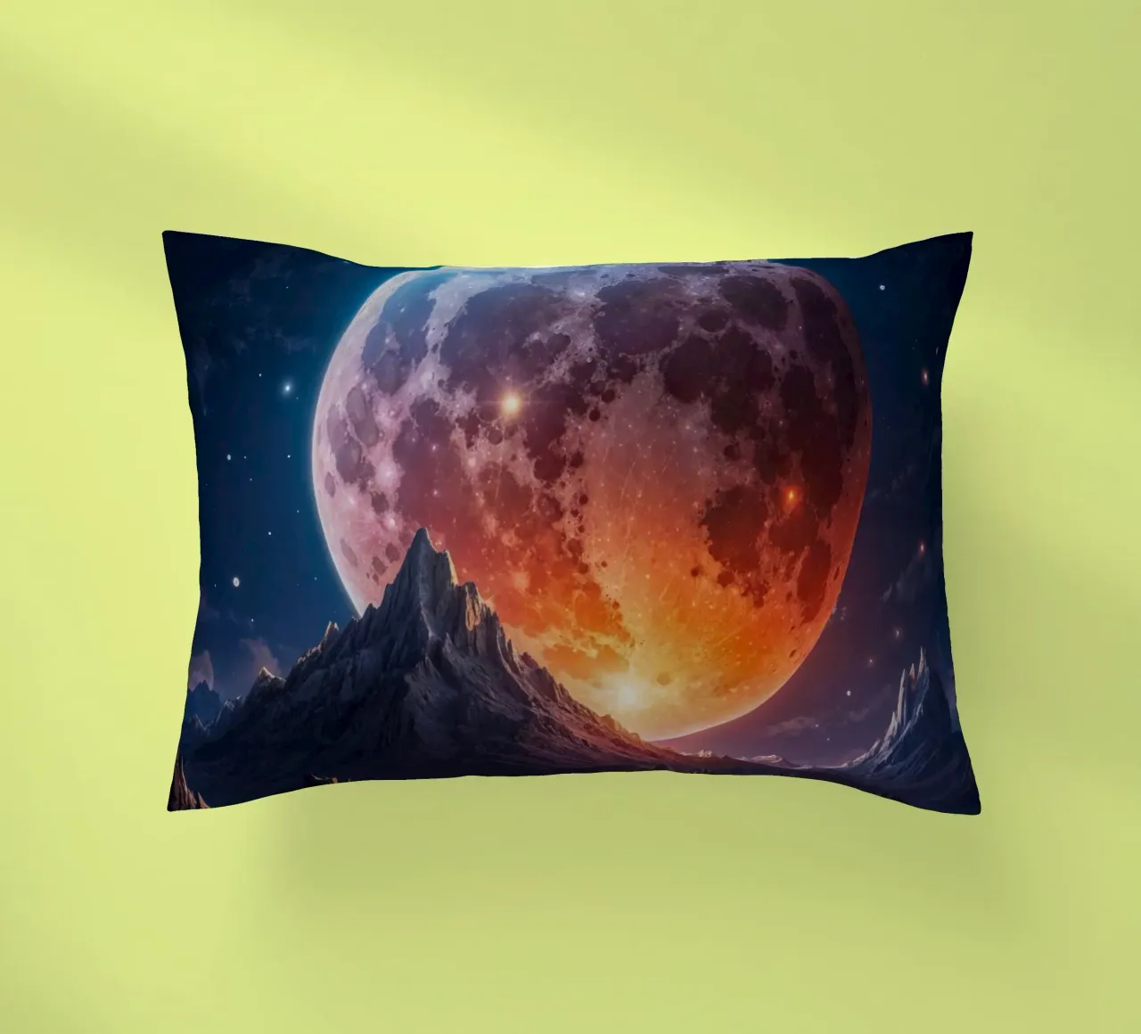 Full Moon decorative cushion by Lootprint