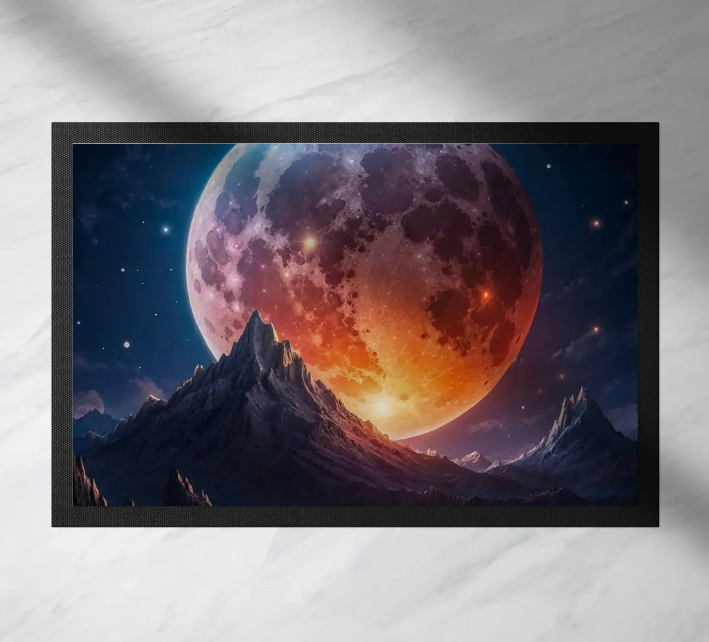 Full Moon doormat by Lootprint