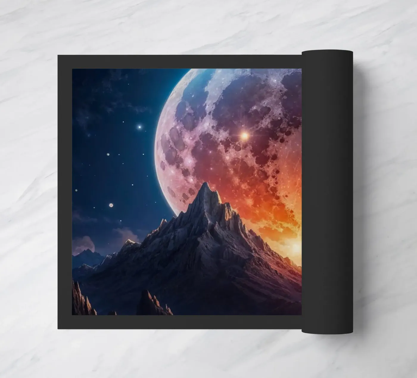 Full Moon doormat by Lootprint