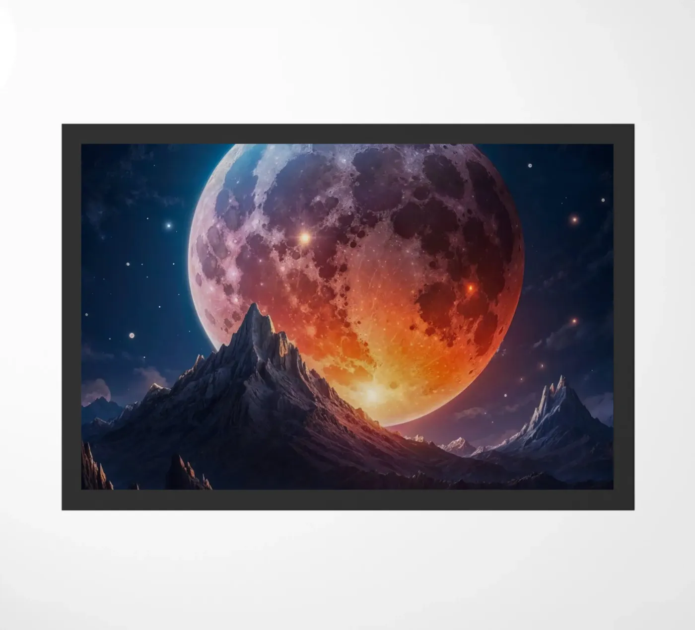 Full Moon doormat by Lootprint