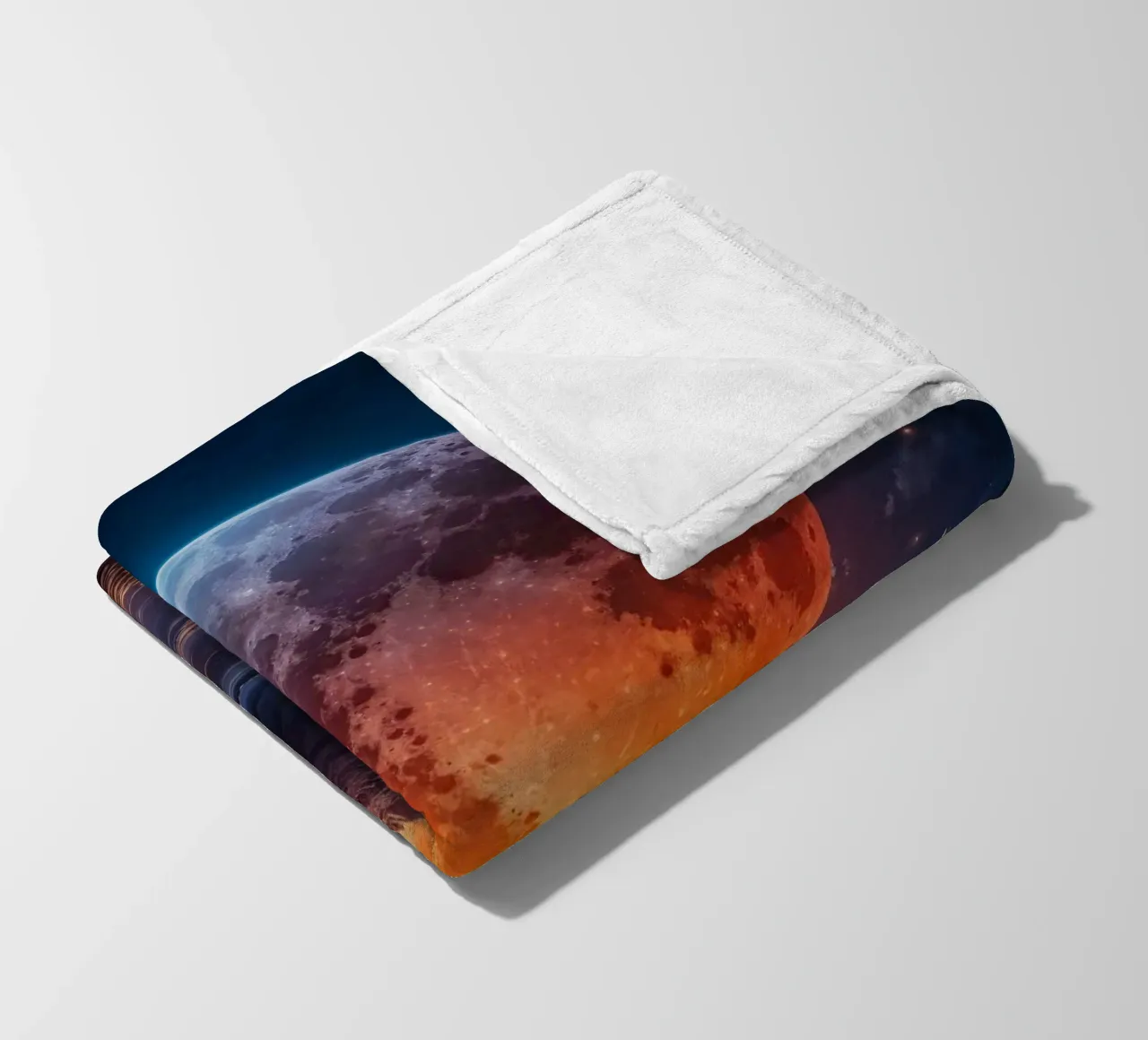 Full Moon fleece blanket by Lootprint