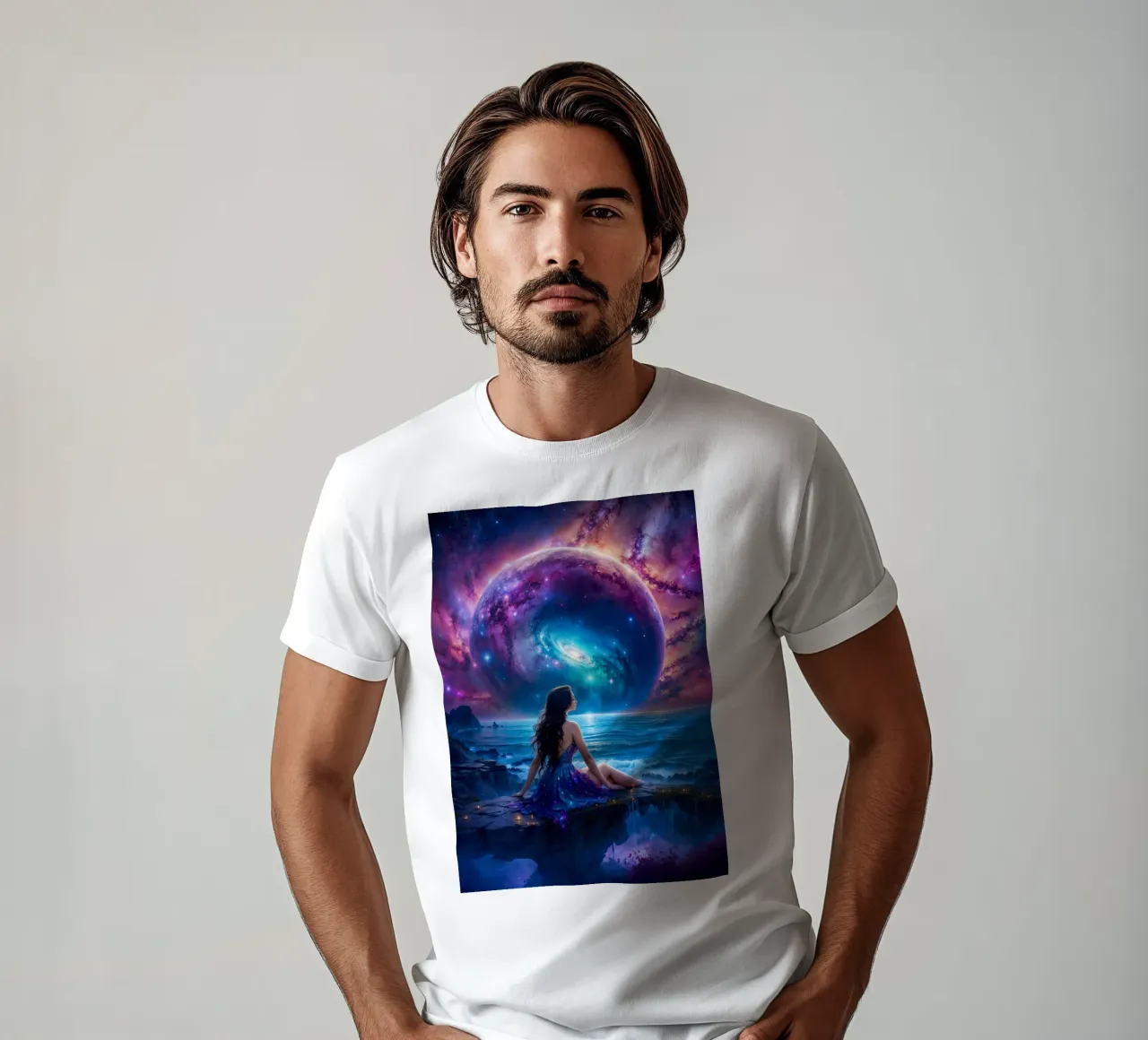 Signora della Galassia t-shirt da Lootprint