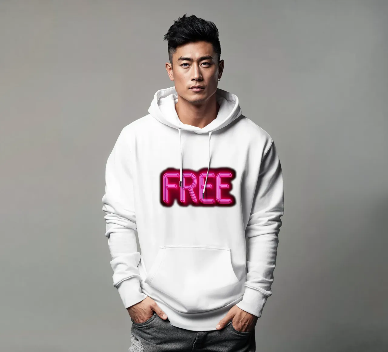 GRATIS | Il logo della camicia per i single felpa con cappuccio da Autofocus