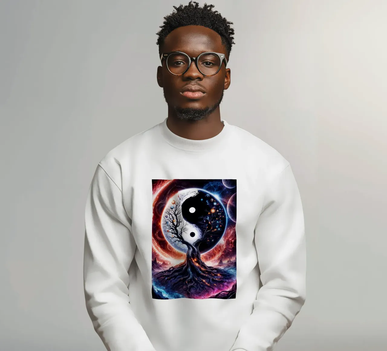 L'albero della vita Yin Yang felpa da Lootprint