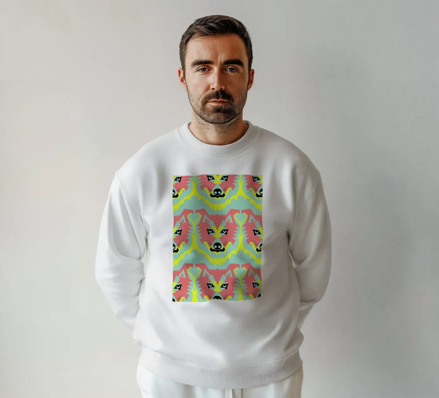 Wolf Pack sweat de Gareth Pollock Design