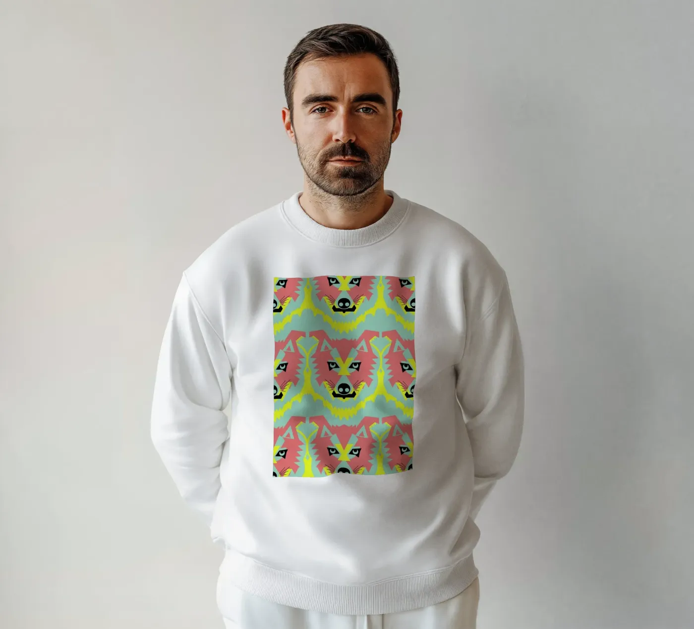 Wolf Pack felpa da Gareth Pollock Design