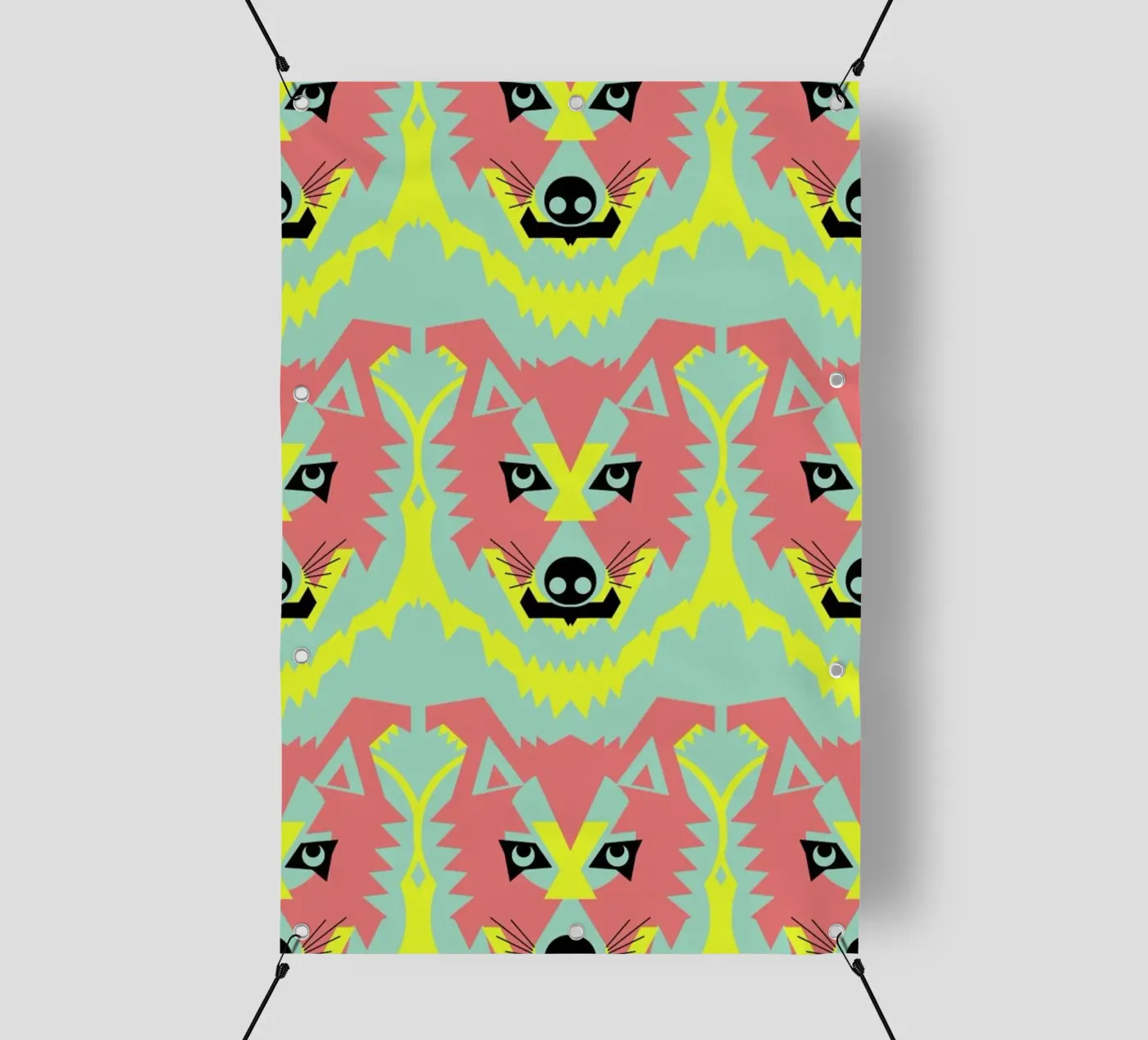 Wolf Pack telo in pvc da Gareth Pollock Design