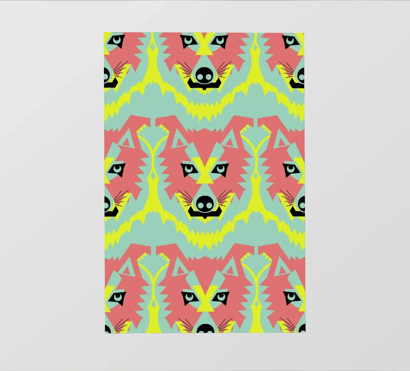 Wolf Pack telo in pvc da Gareth Pollock Design