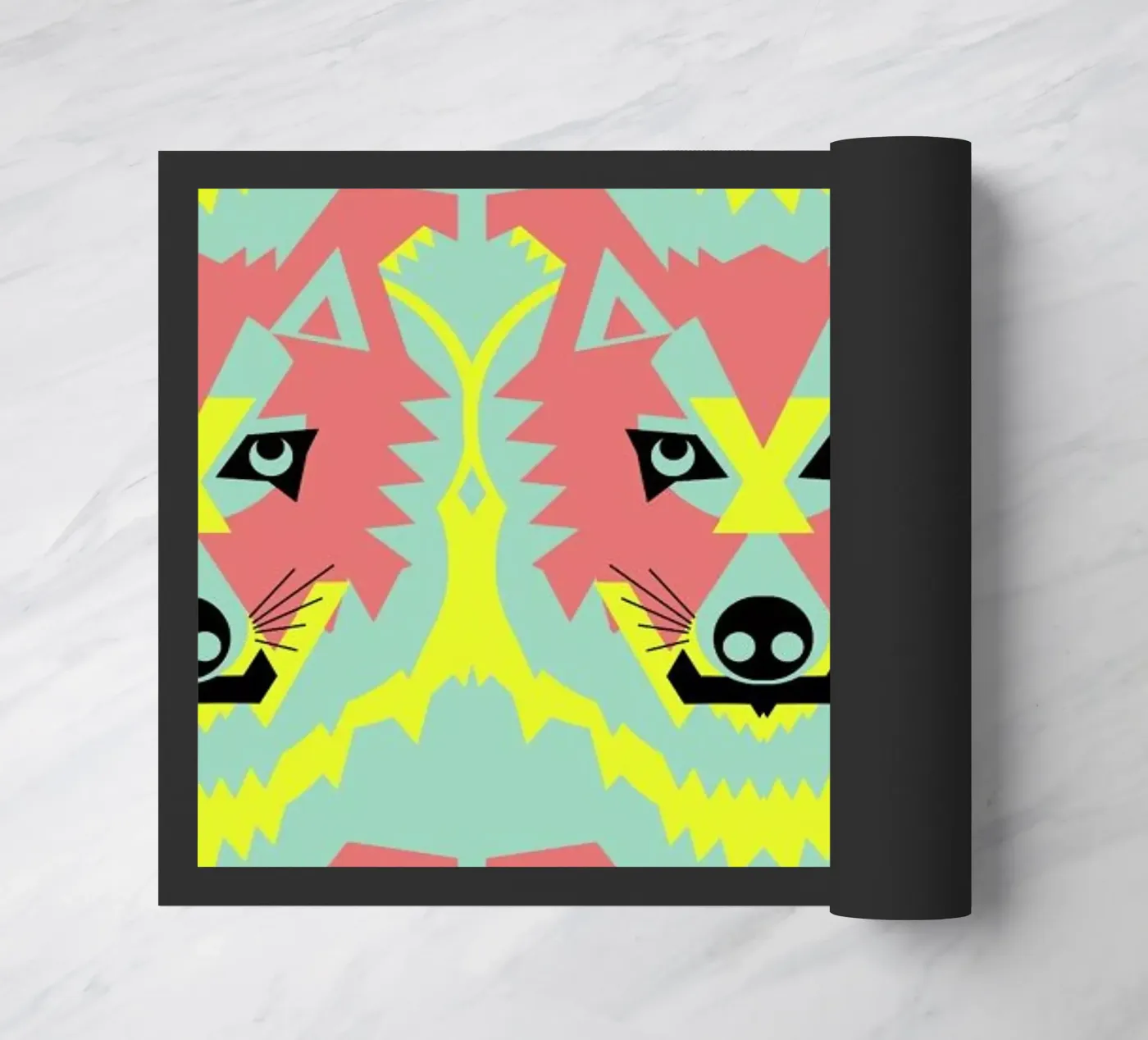 Wolf Pack doormat by Gareth Pollock Design