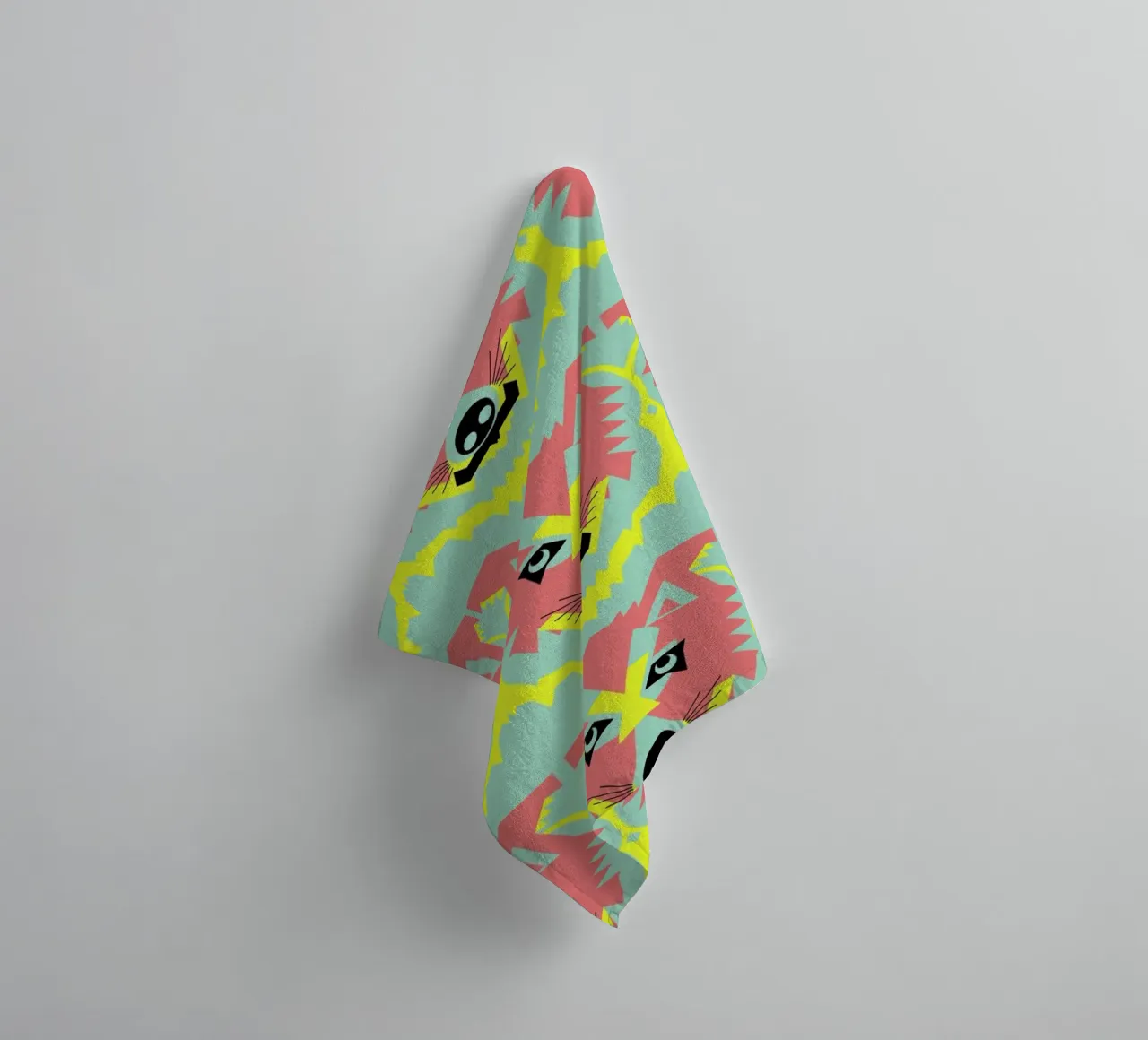 Wolf Pack badhanddoek van Gareth Pollock Design