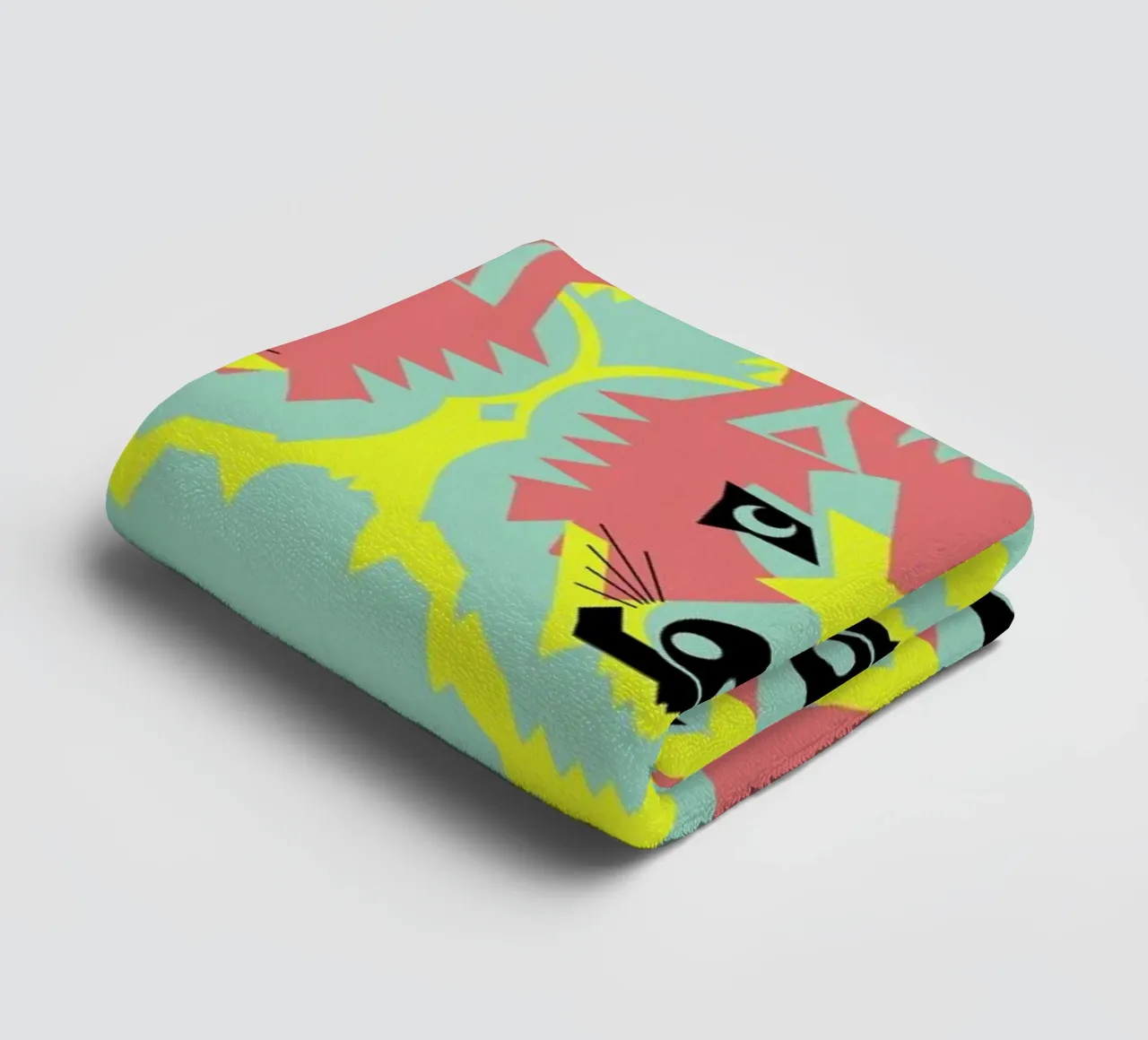 Wolf Pack badhanddoek van Gareth Pollock Design