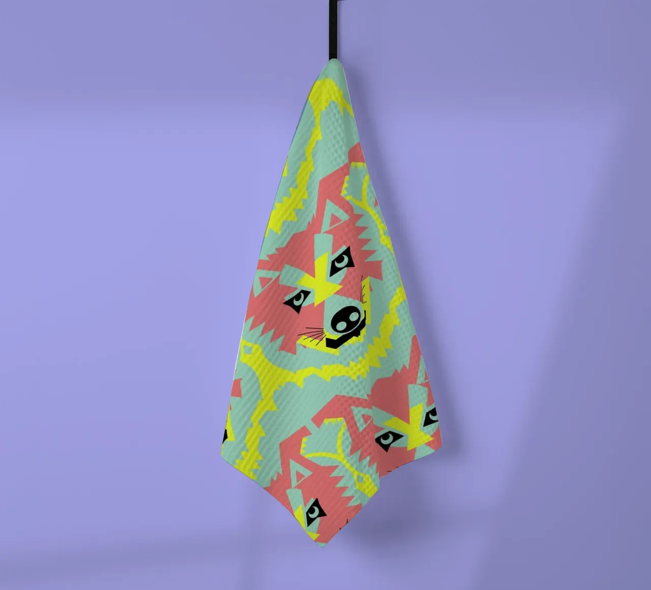 Wolf Pack torchon de Gareth Pollock Design