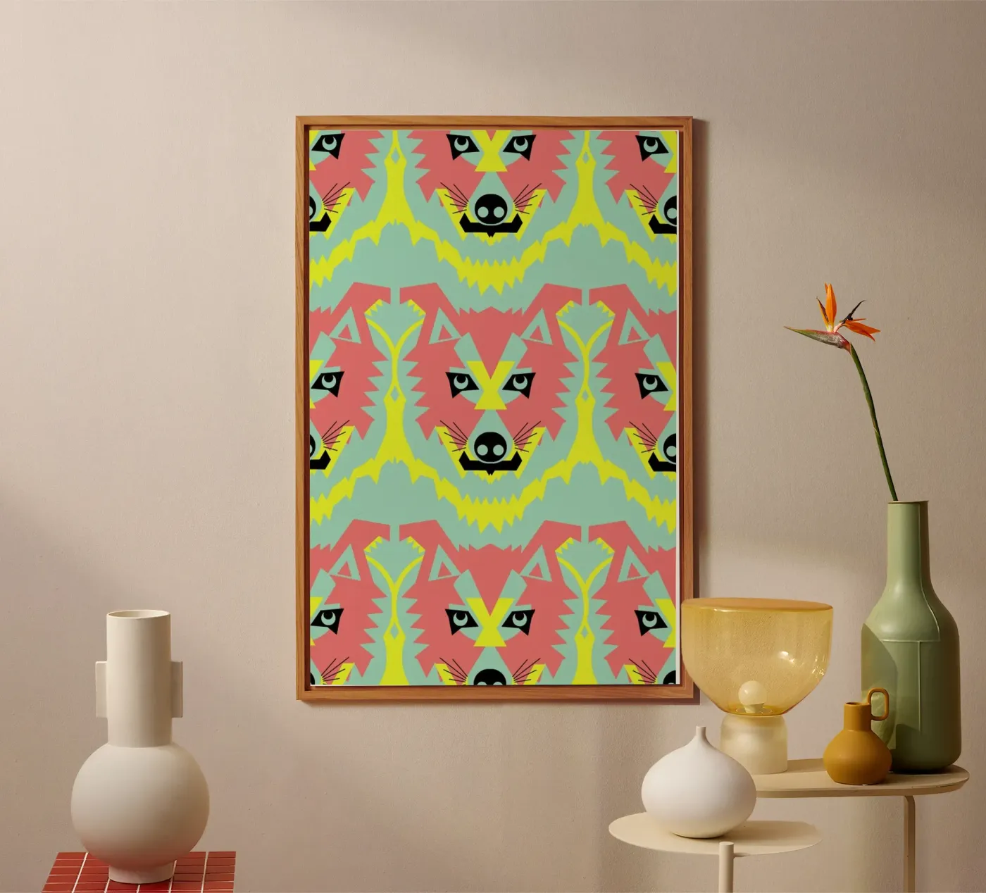 Wolf Pack forex-plaat van Gareth Pollock Design