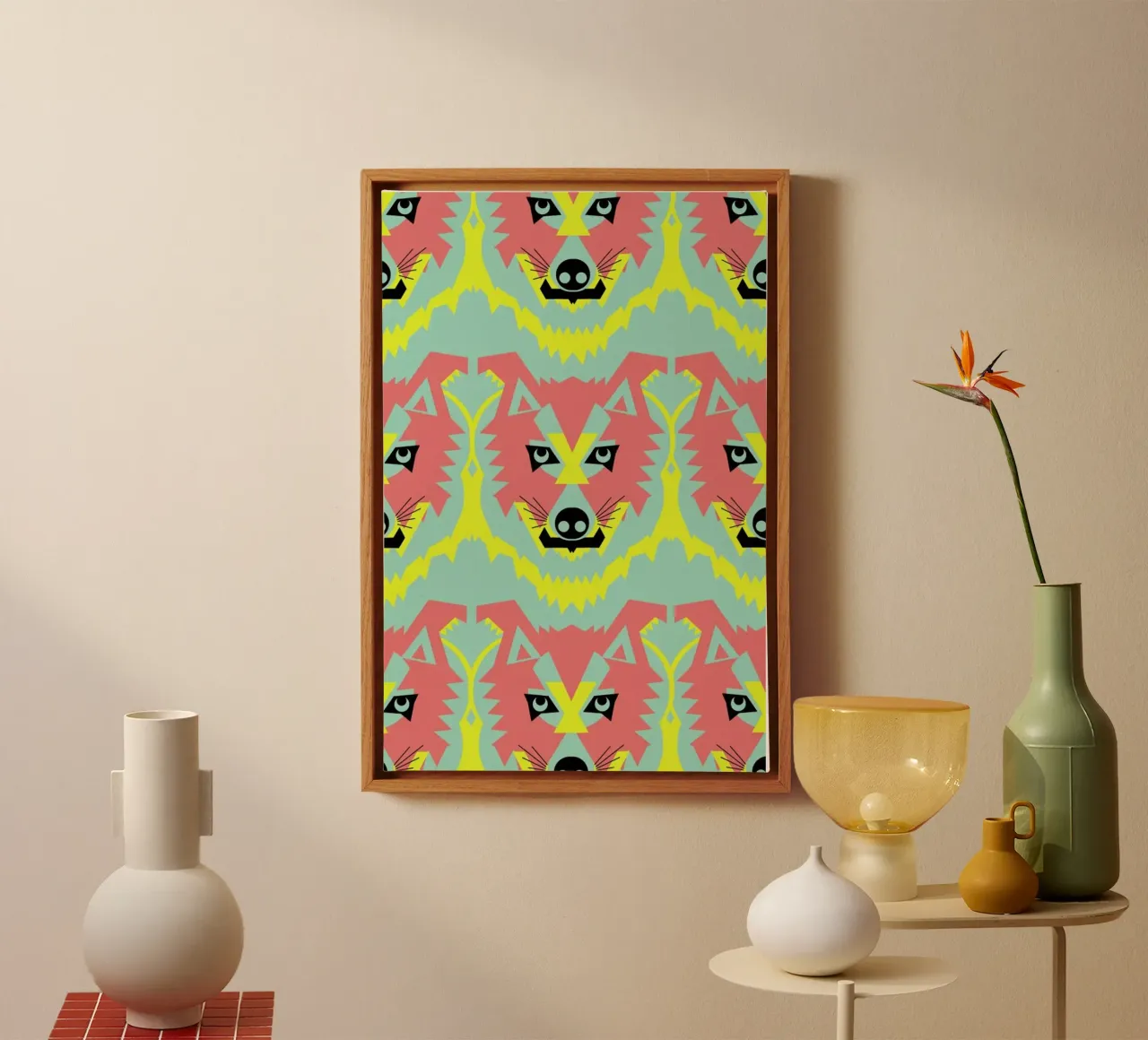 Wolf Pack tela da Gareth Pollock Design