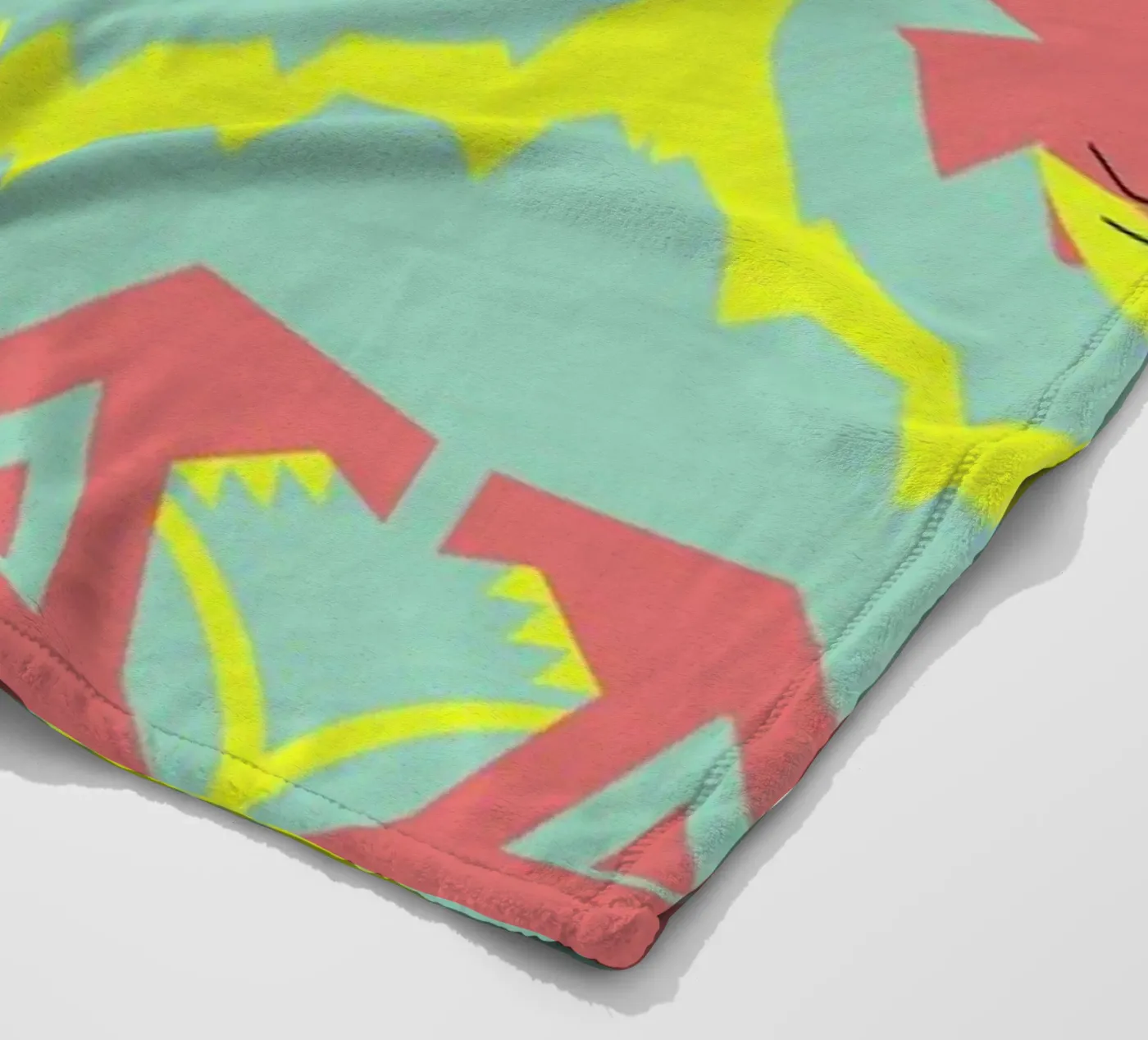 Wolf Pack plaid polaire de Gareth Pollock Design
