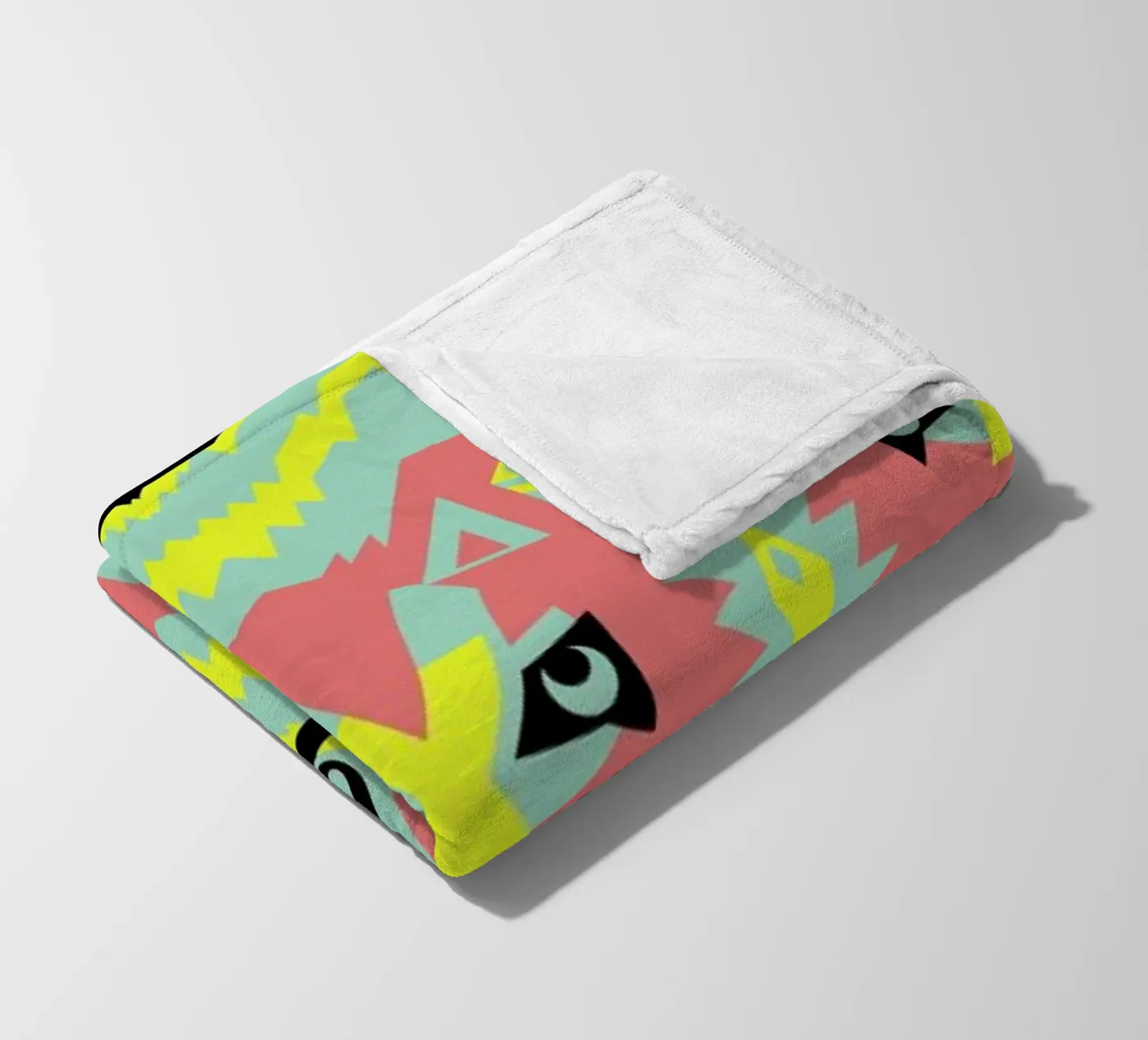Wolf Pack coperta in pile da Gareth Pollock Design
