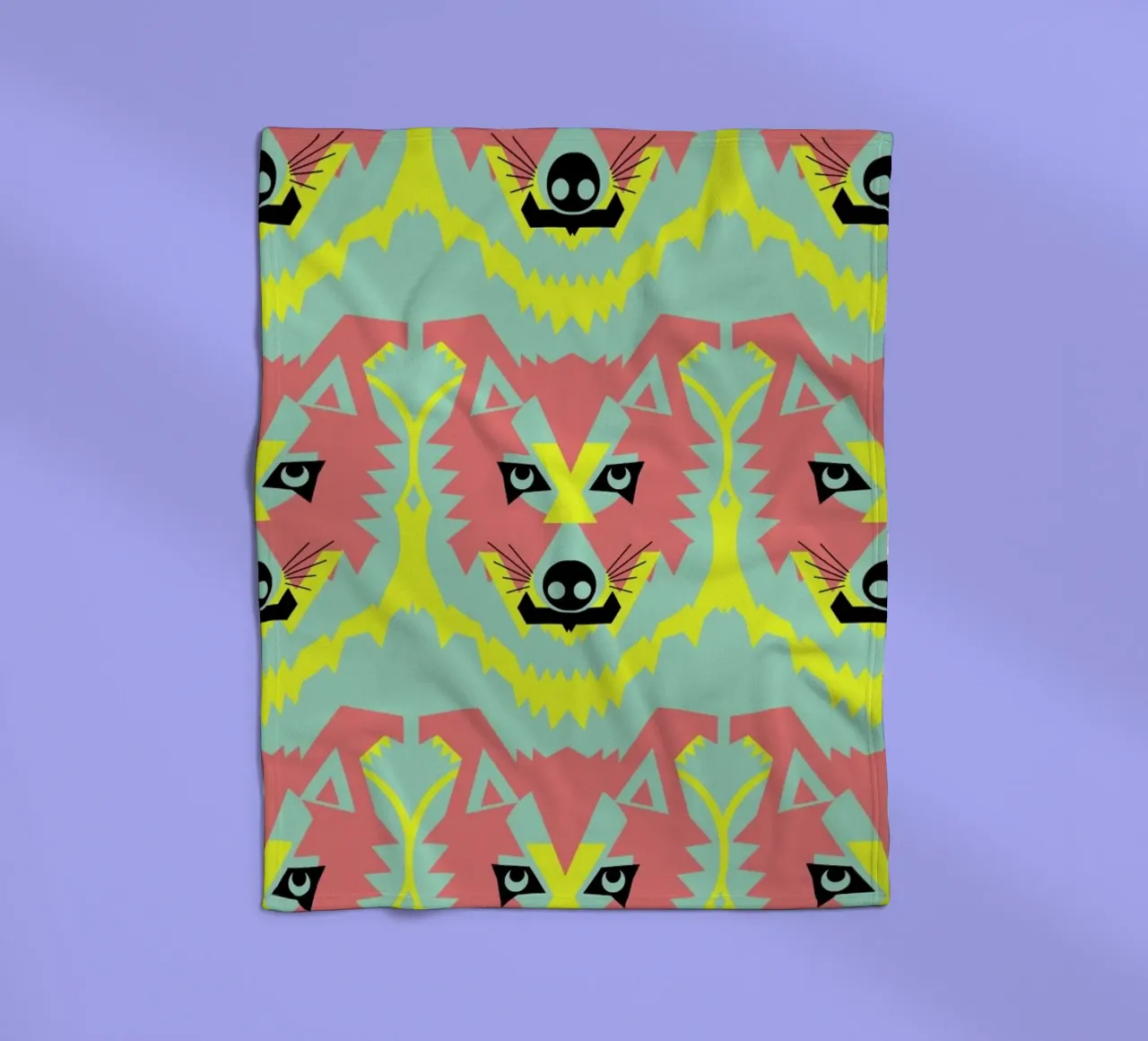 Wolf Pack fleecedeken van Gareth Pollock Design