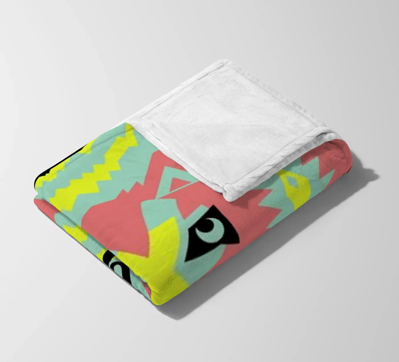 Wolf Pack plaid polaire de Gareth Pollock Design