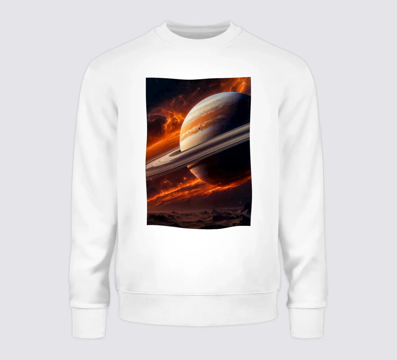 Saturno nello spazio felpa da Lootprint