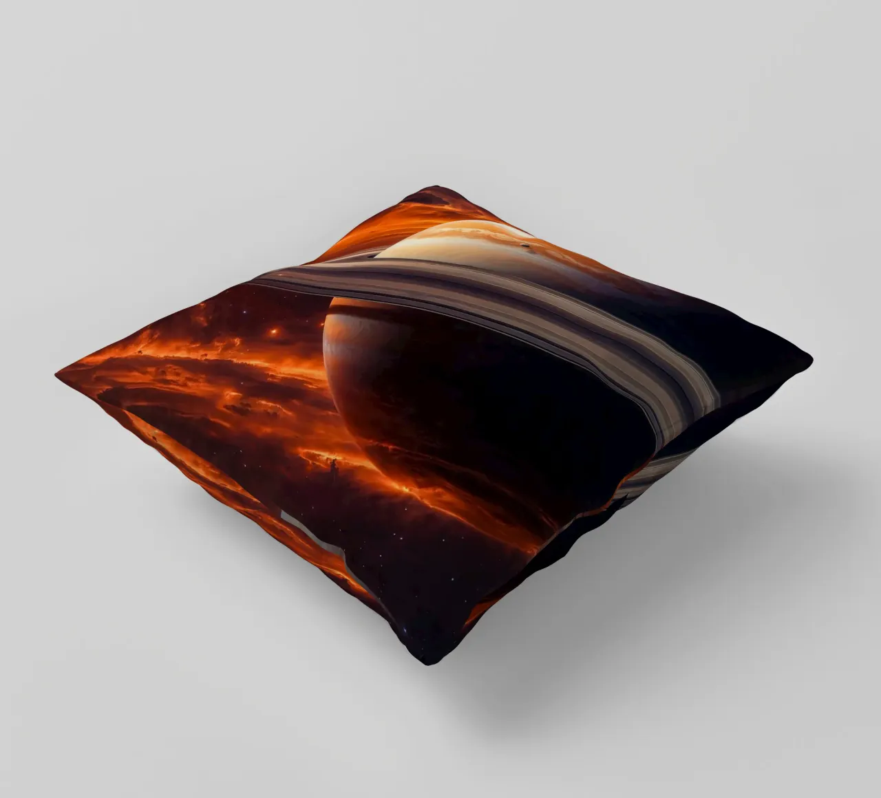 Saturno nello spazio cuscino da Lootprint