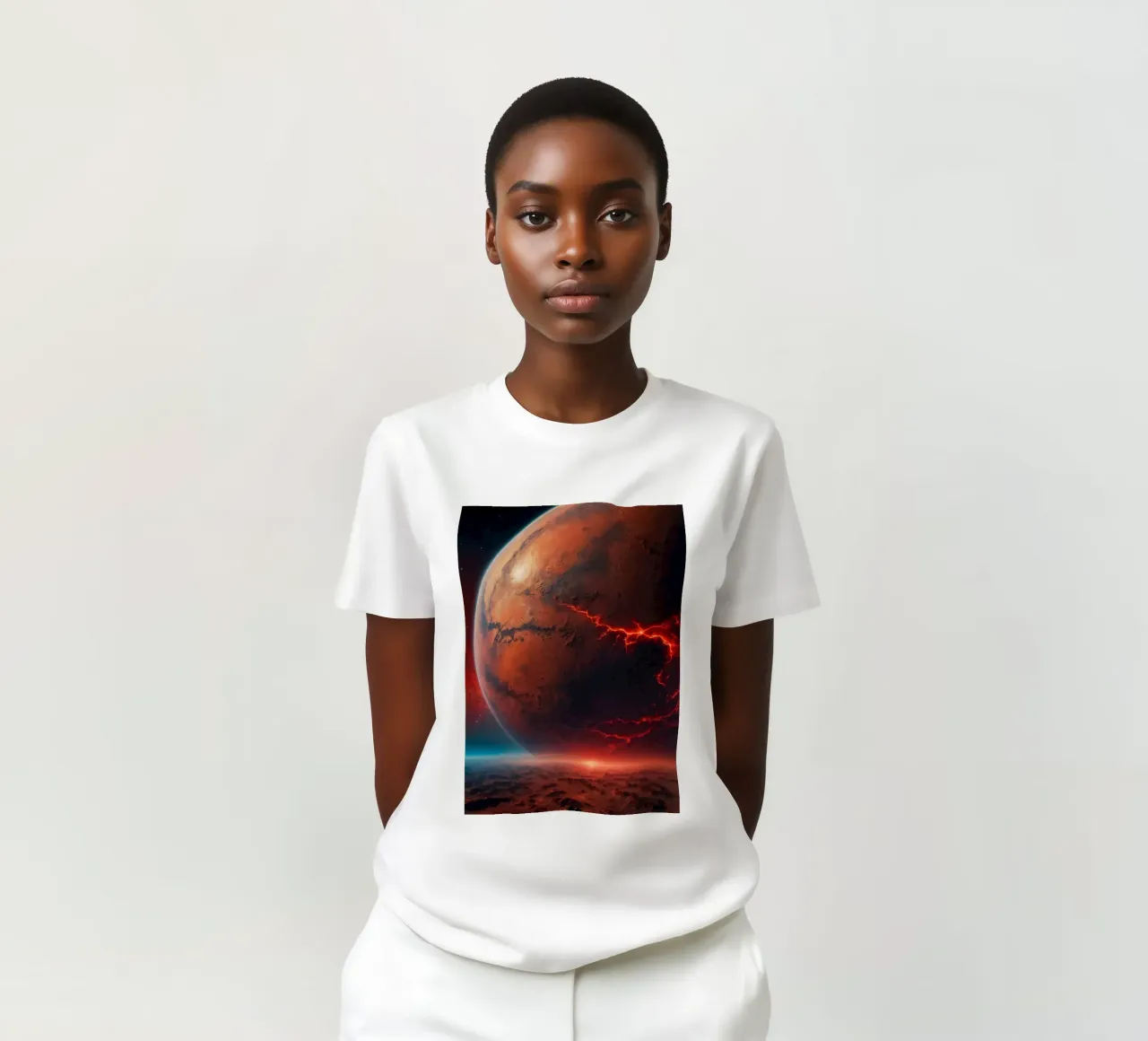 Paesaggio rosso di Marte t-shirt da Lootprint