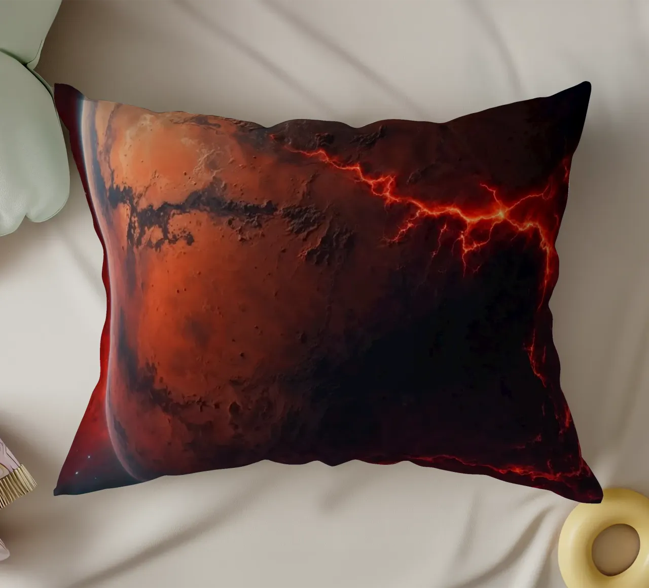 Paesaggio rosso di Marte cuscino da Lootprint
