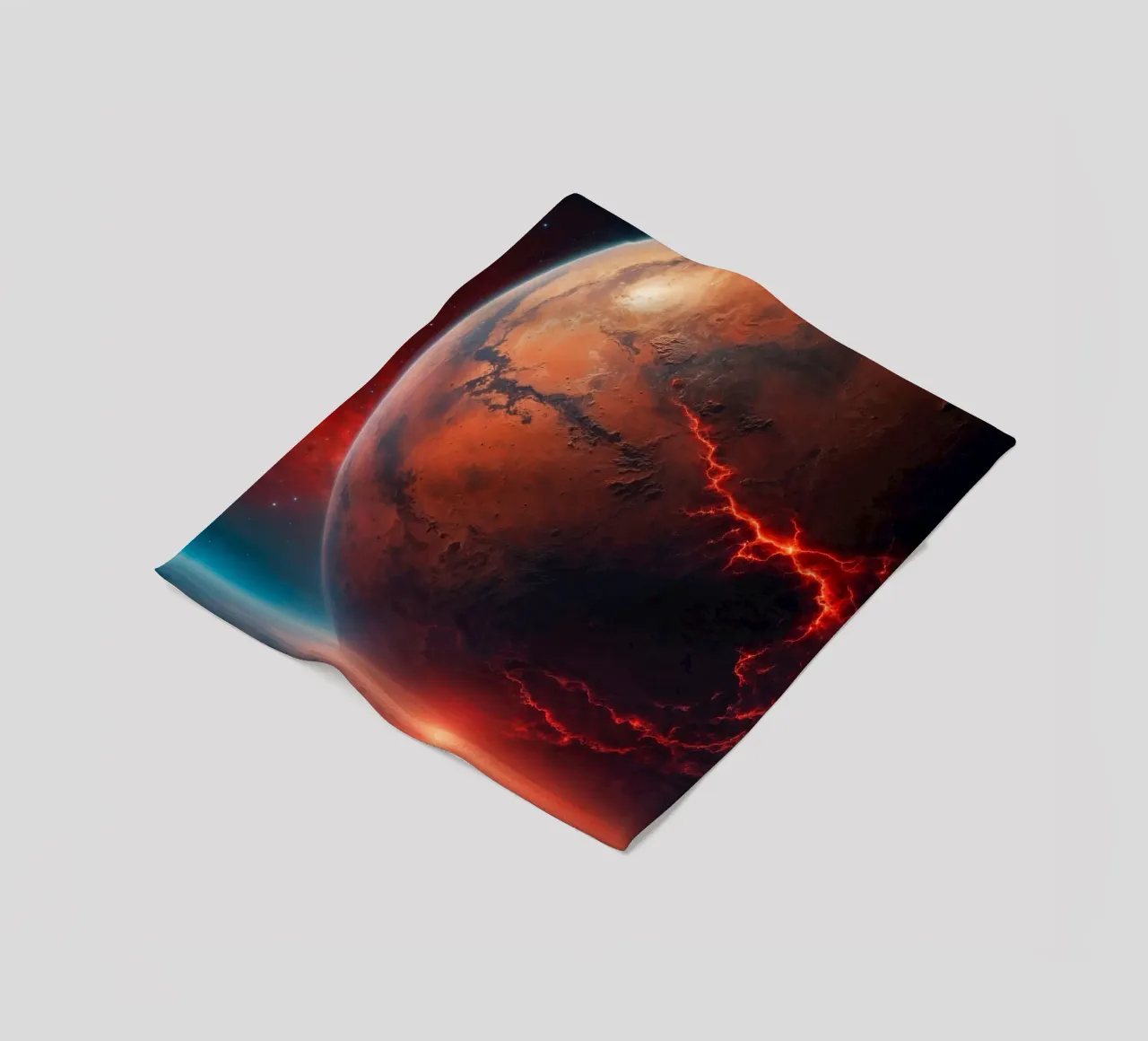 Paesaggio rosso di Marte coperta in pile da Lootprint