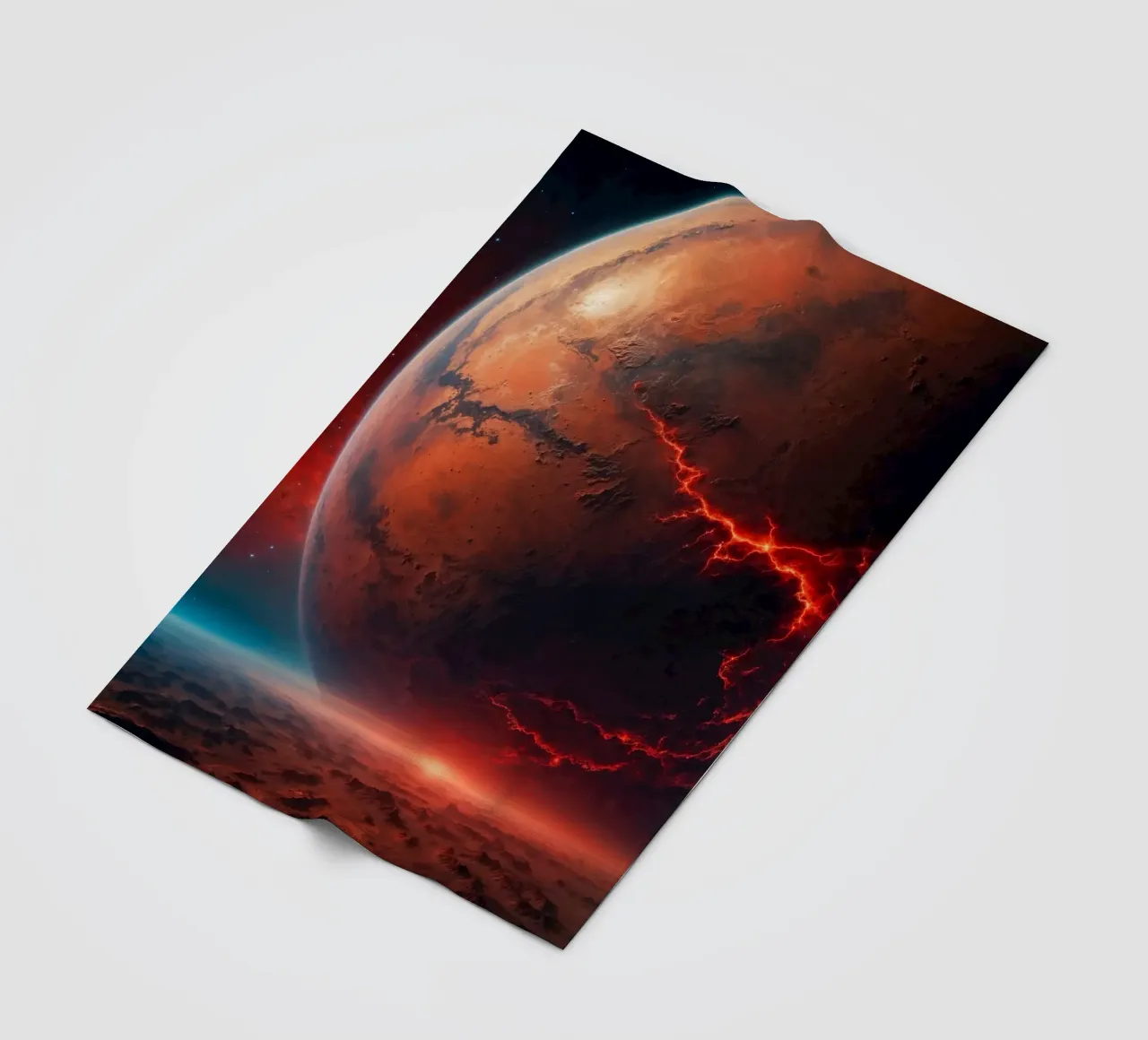 Paesaggio rosso di Marte coperta in pile da Lootprint